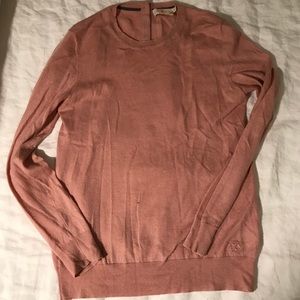 Tory Burch Cashmere Iberia Sweater in Pink, Sz M